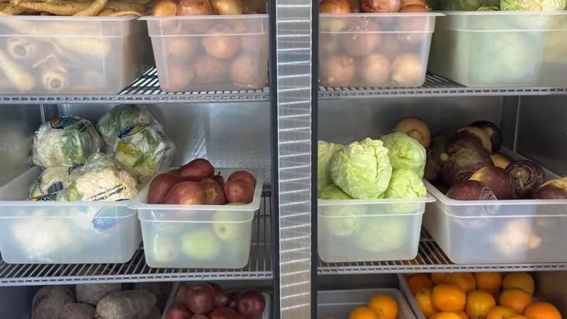 Community fridge at Coos Bay library helps residents access fresh food
