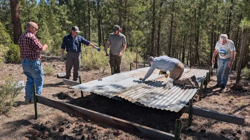 Oregon forest relies on 11 guzzlers to provide water for wildlife in dry summers