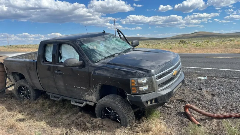 Oregon State Police seek witnesses to Hwy 20E crash involving black Chevy Silverado