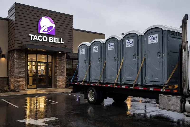 Federal Government Sends Emergency Porta-Potties To Hardest-Hit Taco Bell Locations