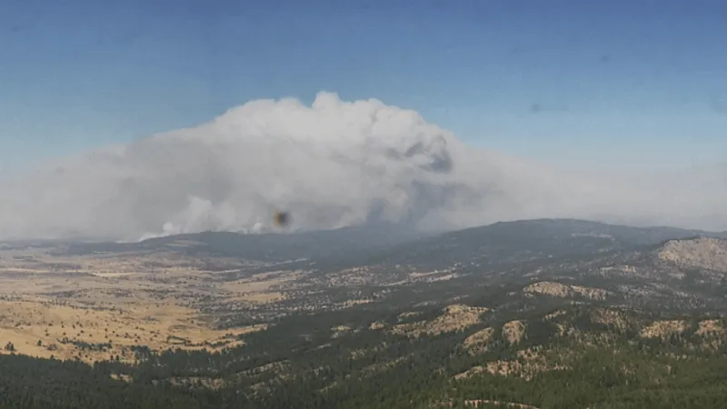 Firefighters from Oregon, Wash. sent to 15,000-acre Rowe Creek Complex in Wheeler County