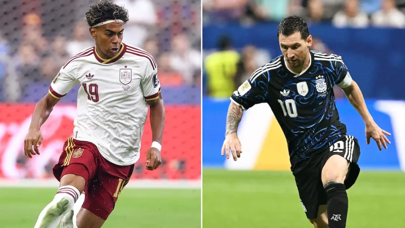 Argentina, Spain and their stars Lionel Messi and Lamine Yamal meet in World Cup final