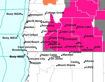 RED FLAG WARNING FOR PARTS OF SOUTHERN AND SOUTH-CENTRAL OREGON
