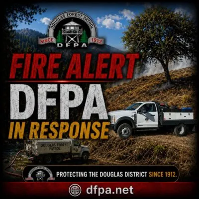 DPFA RESPONDS TO NATURAL COVER FIRE ALONG FREEWAY