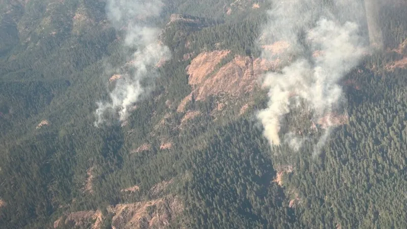 8 lightning-caused wildfires remain active on Umpqua National Forest