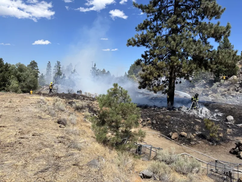 Bend Fire Responds to Two Fires Within an Hour Sunday