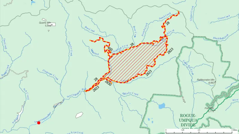 Castle Fire closure order to stay in place until Umpqua National Forest can reopen safely