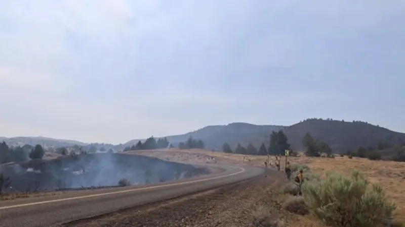Hay Creek Complex crews hold fire lines as winds test containment efforts