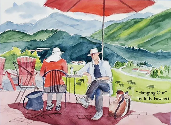 DRAWING OUT THE BEST OF SUMMER -- by Mike Gantenbein