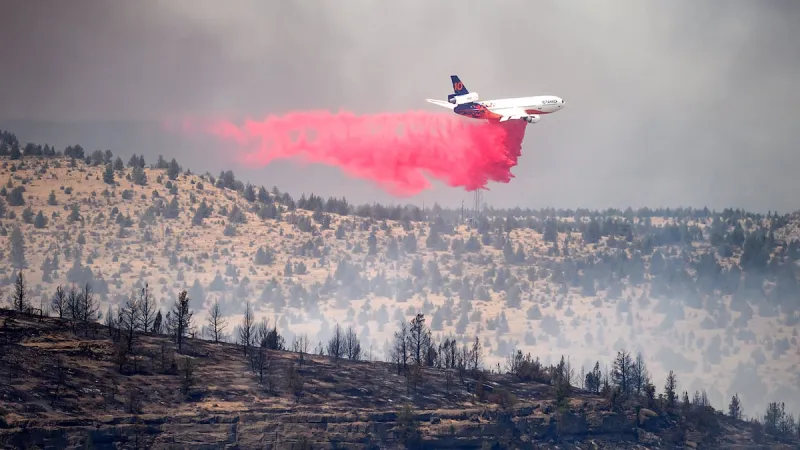 Fire weather watch issued in Central and Eastern Oregon, where massive wildfires are already burning