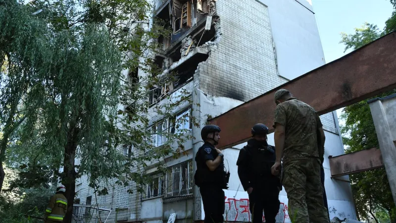 Russian strikes across Ukraine kill 10 and a missile falls in Poland