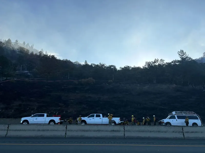 Firefighters Make Major Progress as I-5 Wildfire Near Grants Pass Reaches 96 Acres