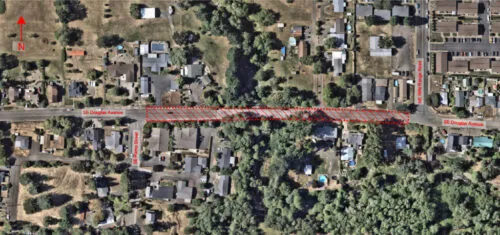 DOUGLAS AVENUE CLOSING TUESDAY FOR TREE TRIMMING NEAR BRIDGE