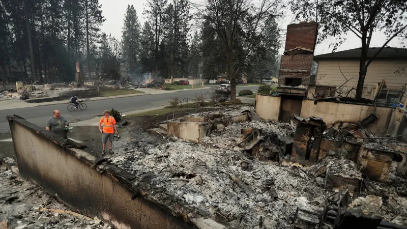 Photos: Wildfires in Spokane lead to thousands of evacuations