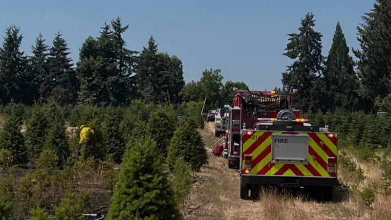 Grass fire near Pleasant Hill contained at less than an acre after rapid response