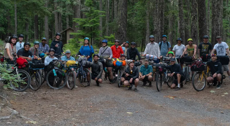 Fire and Ice: A bikepacking adventure with 30 people