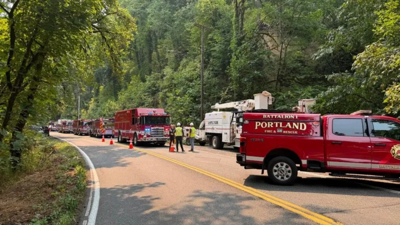 Fire crews working to recover body along NW Cornell Road west of Portland
