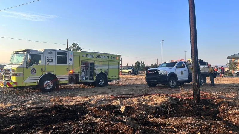 Juvenile detained for starting grass fire in Jackson County