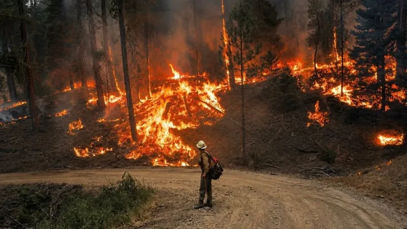 49 large fires burn in Oregon and Washington as smoke worsens air quality