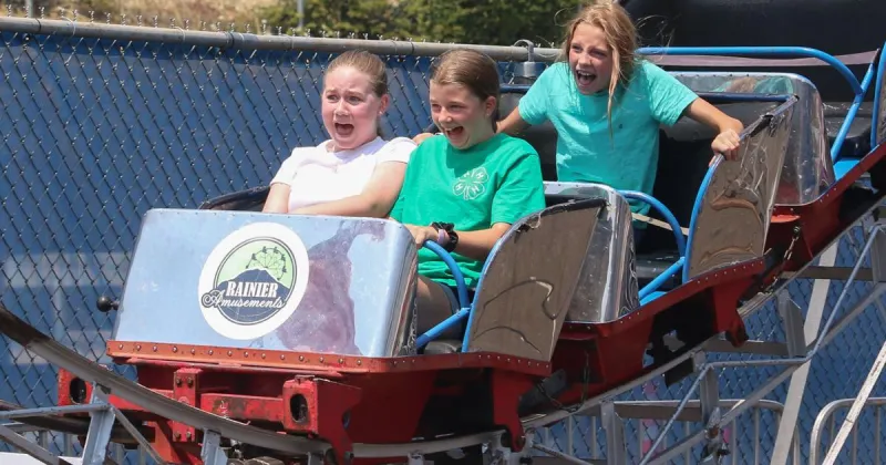 Crowds gather for rides, food and livestock at first day of Douglas County Fair