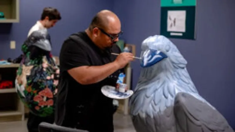 30 giant crows take over Portland for LAIKA's 'Wildwood' art trail