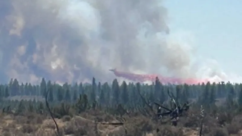 Evacuations ordered as new wildfire burns southeast of Bend