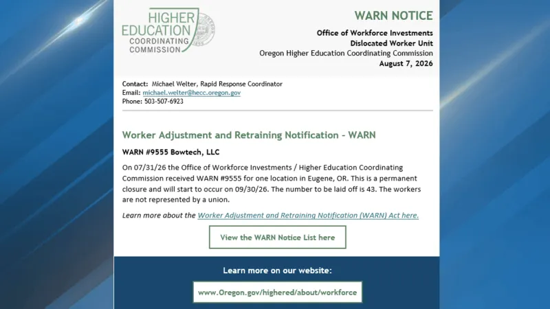 Bowtech to permanently close Eugene site, lay off 43 workers starting Sept. 30