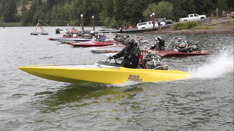 Drag boat races return to Lakeside with weekend of high-speed competition