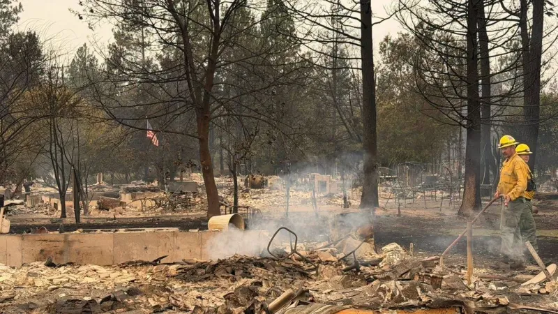 Spokane-area fires hold steady as crews face second day of red flag conditions