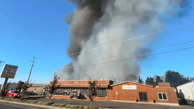 Local businesses damaged by West Eugene fire