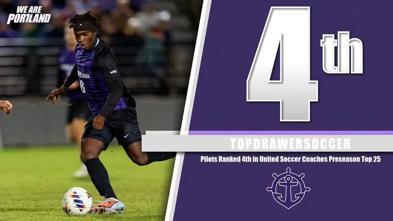 Pilots Ranked Fourth in TopDrawerSoccer Preseason Top 25