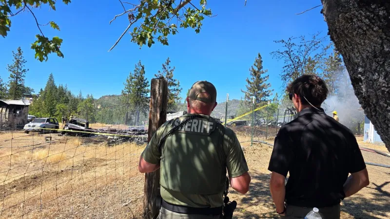 Mother, three children under 10 die in rural Eagle Point camper fire