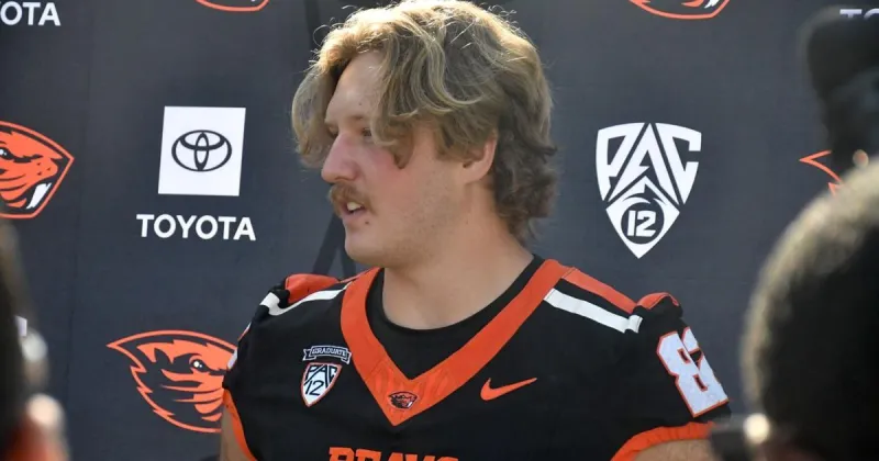 OSU tight end Gabe Milbourn is going to be a dad