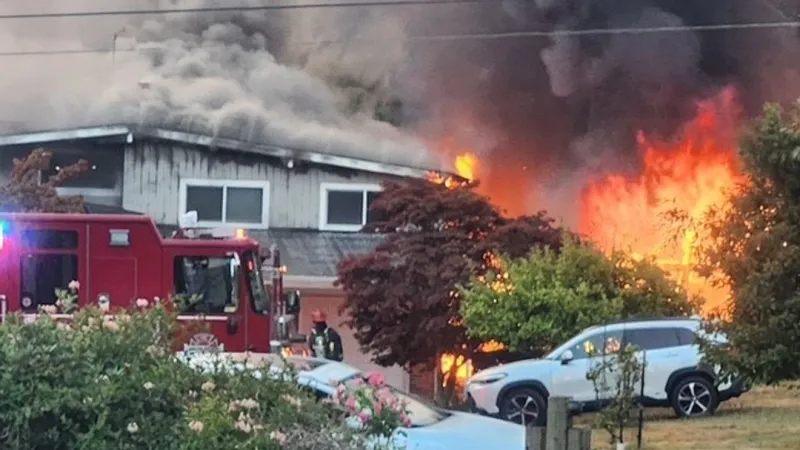 Homeowner loses everything after torch wielding man on golf cart allegedly set home ablaze