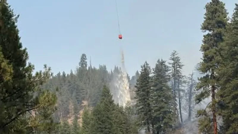 Crews on Rowe Creek Complex Fire hope to reopen Highway 26 soon