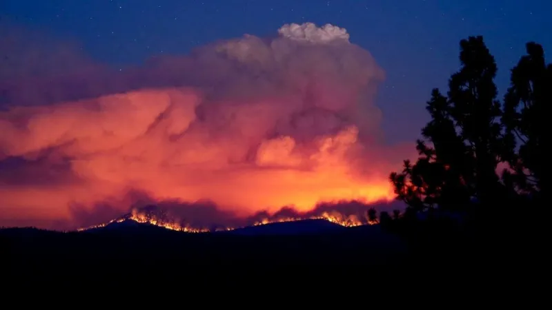 More than 40 large uncontained Northwest wildfires threaten homes