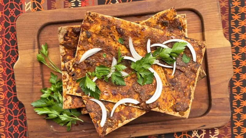 Superabundant recipe: This eggplant lahme b'ajeen is more than a meatless Syrian 'pizza'