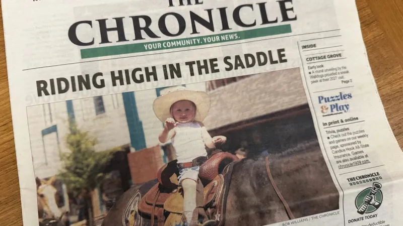The Chronicle newspaper shuts down after 117 years of covering Lane County communities