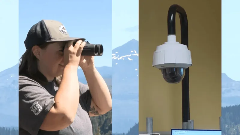 For nearly 90 years, Huckleberry Lookout has watched for fires; AI cameras move in