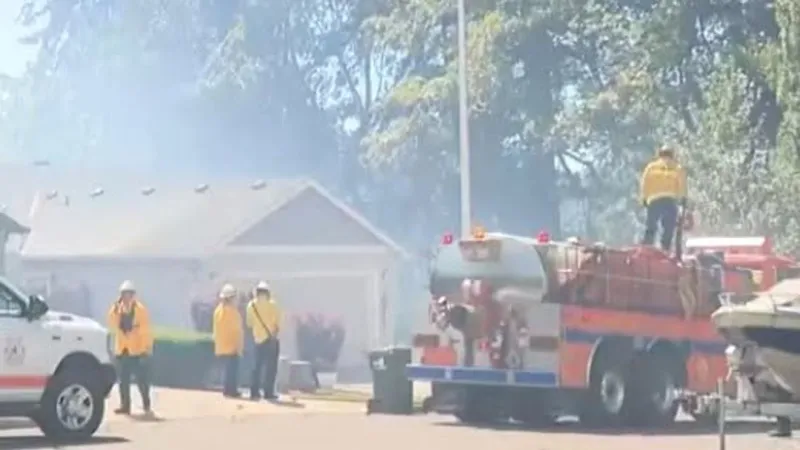 Construction work sparked 10-acre Jasper Road fire; evacuations remain in place