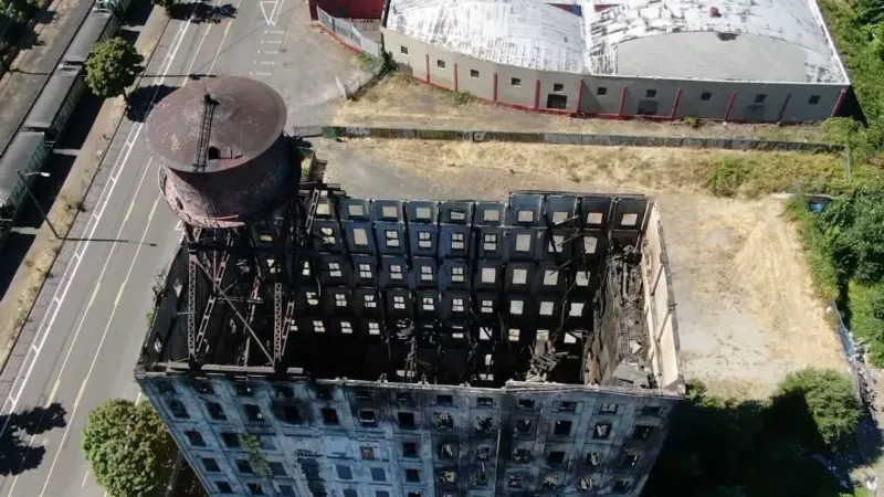 Union Pacific running trains with toxic chemicals near damaged Centennial Mills, city says