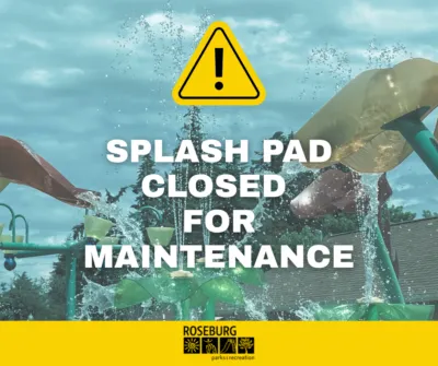 FIR GROVE SPLASH PAD CLOSED TEMPORARILY