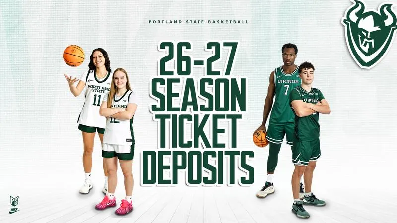 Season Ticket Deposits On Sale for Portland State Men's, Women's Basketball Teams