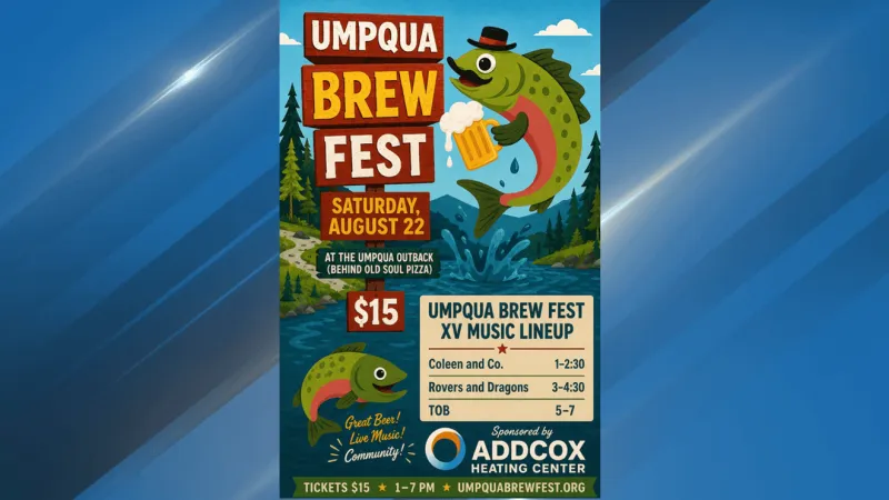 Umpqua Brew Fest returns Aug. 22 to downtown Roseburg with tastings, music and food