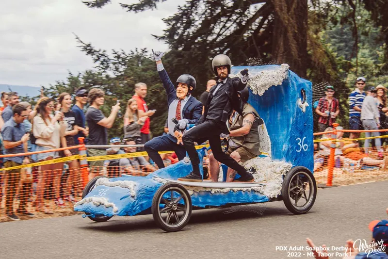 Portland's Wildest Race Returns Saturday, Sending Homemade Cars Down an Extinct Volcano