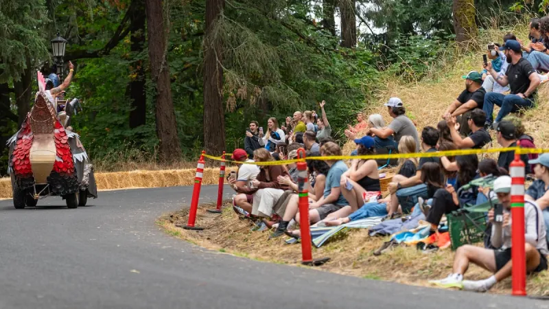 Arts, crafts and chaos intersect at PDX Adult Soapbox Derby in Portland