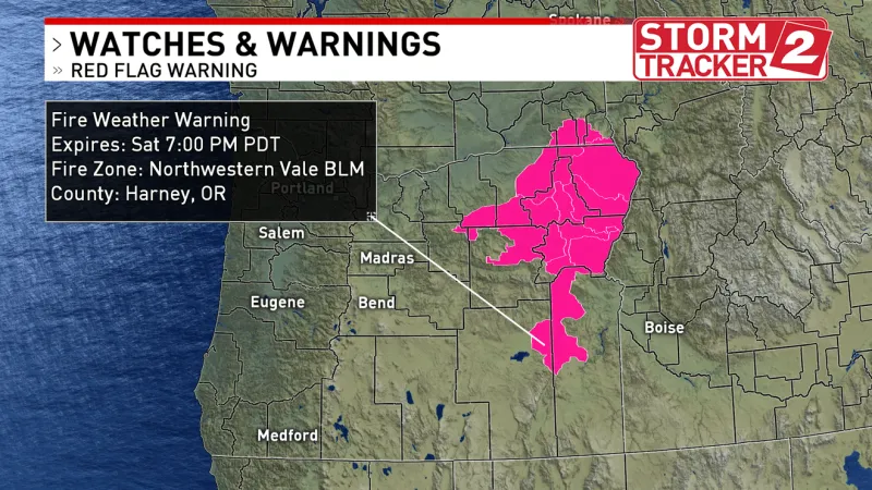 Dry storms expected across central and eastern Oregon; smoky skies remain westside