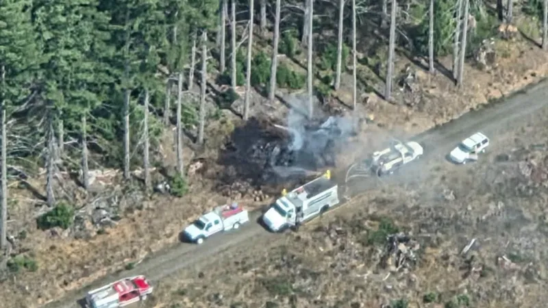 Crews respond to Burnt Mountain Access Road fire northwest of Tenmile