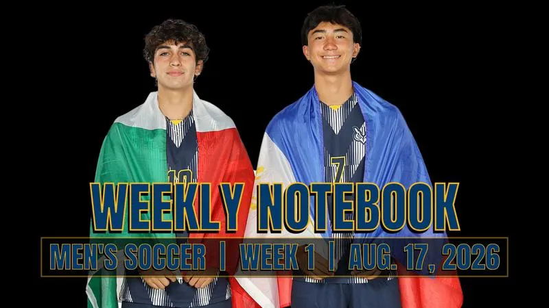 2026 Men's Soccer Notebook (Week 1)
