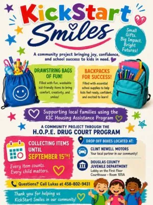 H.O.P.E. DRUG COURT GRADUATE PROJECT "KICKSTART SMILES" UNDERWAY